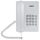 {{photo.Alt || photo.Description || 'Телефон проводной SANYO RA-S204W, тональный / импульсный режим, повтор, белый'}}