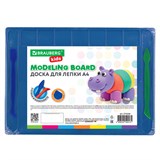 {{photo.Alt || photo.Description || 'Доска для лепки А4, 280х200 мм, BRAUBERG KIDS, синяя, 7 отделений для пластилина, 2 стека, 274256'}}