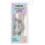 {{photo.Alt || photo.Description || 'Набор чертежный FUNSTER (ФАНСТЕР), линейка 20 см, 2 треугольник, транспортир, "ЗВЕРУШКИ", пенал, 210914'}}