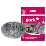 {{photo.Alt || photo.Description || 'Губка (мочалка) металлическая, спиральная, 40 г, МЕГА, для посуды, гриля, плиты, YORK, 002030'}}