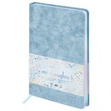 {{photo.Alt || photo.Description || 'Ежедневник датированный 2027, А5, 138х213 мм, BRAUBERG "Ice", под кожу, голографический срез, голубой, 118026'}}