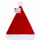 Шапка новогодняя 30х40 см, красная с белым плюшем, ЗОЛОТАЯ СКАЗКА, 592008 592008
