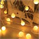 Электрогирлянда-нить комнатная "Шарики" 10 м, 80 LED, теплый белый свет, 220 V, контроллер, ЗОЛОТАЯ СКАЗКА, 591349 591349