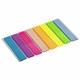 Закладки клейкие неоновые STAFF, 45х8 мм, 160 штук (8 цветов х 20 листов), на пластиковом основании, 129354 129354