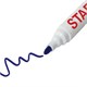 Маркер стираемый для белой доски СИНИЙ, STAFF "Manager" WBM-491, 5 мм, с клипом, 151492 151492