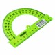 Транспортир 12 см, 180 градусов, ПИФАГОР, прозрачный, неоновый, ассорти, 210622 210622 Транспортир 12 см, 180 градусов, ПИФАГОР, прозрачный, неоновый, ассорти, 210622 210622