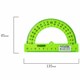 Транспортир 12 см, 180 градусов, ПИФАГОР, прозрачный, неоновый, ассорти, 210622 210622 Транспортир 12 см, 180 градусов, ПИФАГОР, прозрачный, неоновый, ассорти, 210622 210622