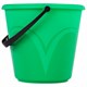 Ведро 10 л, без крышки, пластиковое, пищевое, с глянцевым узором, цвет зеленый, мерная шкала, LAIMA, 603893 603893
