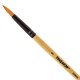 Кисть ПИФАГОР, СИНТЕТИКА, круглая, № 5, деревянная лакированная ручка, с колпачком, 200845 200845