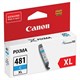 Картридж струйный CANON (CLI-481C XL) для PIXMA TS704 / TS6140, голубой, ресурс 515 страниц, оригинальный, 2044C001 363218 - фото 126281