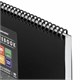 Блокнот А5 80 л., спираль пластиковая, обложка пластик, клетка, BRAUBERG "Metropolis", ЧЕРНЫЙ, 115572 115572
