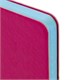 Блокнот-скетчбук А5 (148x218 мм), BRAUBERG "Metropolis Mix", под кожу, 80 л., без линовки, фуксия, 113321 113321