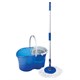 Комплект для уборки: швабра, ведро 14 л/5 л с отжимом центрифуга, 2 круглые насадки, LAIMA, 601460 601460