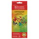 Карандаши цветные BRAUBERG "Бабочки", 12 цветов, корпус с полосками, трехгранные, грифель 3 мм, натуральное дерево, 181285 181285 - фото 144123