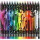 Карандаши цветные MAPED "COLOR PEP'S Black Monster", 24 цвета, трехгранные, 862624 181987 Карандаши цветные MAPED "COLOR PEP'S Black Monster", 24 цвета, трехгранные, 862624 181987