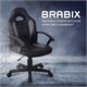 Кресло компьютерное BRABIX "Spark GM-201", экокожа, черное/серое, 532504 532504 Кресло компьютерное BRABIX "Spark GM-201", экокожа, черное/серое, 532504 532504