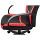 Кресло компьютерное BRABIX "Alpha GM-018", ткань/экокожа, черное/красное, 532637, GM-018_532637 532637