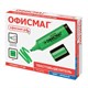 Текстовыделитель ОФИСМАГ, ЗЕЛЕНЫЙ, линия 1-5 мм, 151204 151204