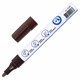 Маркер-краска лаковый EXTRA (paint marker) 4 мм, КОРИЧНЕВЫЙ, УСИЛЕННАЯ НИТРО-ОСНОВА, BRAUBERG, 151987 151987