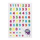 Наклейки зефирные "Цифры", многоразовые, 10х15 см, ЮНЛАНДИЯ, 661796 661796