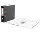 Папка-регистратор ОФИСМАГ, фактура стандарт, с мраморным покрытием, 75 мм, черный корешок, 222097 222097
