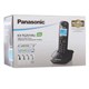 Радиотелефон PANASONIC KX-TG2511RUT, память 50 номеров, АОН, повтор, спикерфон, полифония, титановый 260377
