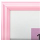 Рамка 15х21 см небьющаяся, багет 17,5 мм, пластик, BRAUBERG "Colorful", розовая, 391247 391247