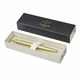 Ручка шариковая PARKER "Jotter XL Monochrome Gold GT", корпус золотой, нержавеющая сталь, синяя,2122754 143764