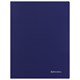 Папка с боковым металлическим прижимом и внутренним карманом BRAUBERG Диагональ, темно-синяя, до 100 листов, 0,6 мм, 221357 221357