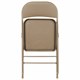 Стулья складные BRABIX "Golf Plus CF-003" КОМФОРТ, КОМПЛЕКТ 4шт., бежевый каркас, кожзам бежевый, 533033 533033