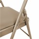 Стулья складные BRABIX "Golf Plus CF-003" КОМФОРТ, КОМПЛЕКТ 4шт., бежевый каркас, кожзам бежевый, 533033 533033