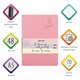 Тетрадь 48 л. в клетку обложка кожзам под рогожку, сшивка, A5 (147х210мм), РОЗОВЫЙ, BRAUBERG HARMONY, 403834 403834