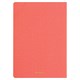 Тетрадь 48 л. в клетку обложка кожзам под лён, сшивка, A5 (147х210мм), КОРАЛЛОВЫЙ, BRAUBERG PASTEL, 403870 403870