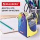 Точилка механическая BRAUBERG "MULTICOLOR", корпус с печатью, 228489 228489 Точилка механическая BRAUBERG "MULTICOLOR", корпус с печатью, 228489 228489