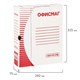 Короб архивный с клапаном А4 (260х325 мм), 75 мм, до 700 листов, плотный, микрогофрокартон, БЕЛЫЙ, ОФИСМАГ, 123017 123017