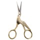 Ножницы для вышивания и рукоделия 120 мм, ЦАПЕЛЬКИ, золотистые, ОСТРОВ СОКРОВИЩ, 665601 665601