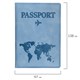 Обложка для паспорта "Passport Map", мягкая экокожа, голубая, STAFF, 238877 238877 Обложка для паспорта "Passport Map", мягкая экокожа, голубая, STAFF, 238877 238877