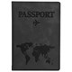 Обложка для паспорта "Passport Map", мягкая экокожа, графитовая, STAFF, 238875 238875 Обложка для паспорта "Passport Map", мягкая экокожа, графитовая, STAFF, 238875 238875