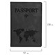 Обложка для паспорта "Passport Map", мягкая экокожа, графитовая, STAFF, 238875 238875 Обложка для паспорта "Passport Map", мягкая экокожа, графитовая, STAFF, 238875 238875