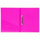 Папка на 2 кольцах BRAUBERG "Neon", 25 мм, внутренний карман, неоновая розовая, до 170 листов, 0,7 мм, 227458 227458