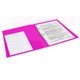 Папка на 2 кольцах BRAUBERG "Neon", 25 мм, внутренний карман, неоновая розовая, до 170 листов, 0,7 мм, 227458 227458