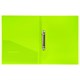 Папка на 2 кольцах BRAUBERG "Neon", 25 мм, внутренний карман, неоновая, зеленая, до 170 листов, 0,7 мм, 227456 227456