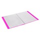 Папка 20 вкладышей BRAUBERG "Neon", 16 мм, неоновая розовая, 700 мкм, 227450 227450