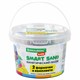 Песок для лепки кинетический BRAUBERG KIDS, изумрудный, 500 г, 2 формочки, ведерко, 665092 665092 - фото 212030