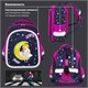 Ранец BRAUBERG KIDS STANDARD, 2 отделения, "Moon girl", 36х28х14 см, 271387 271387