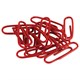 Скрепки ОФИСМАГ, 25 мм, красные, 100 шт., в картонной коробке, 226245 226245