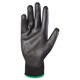 Перчатки нейлоновые JETA SAFETY, полиуретановое покрытие, КОМПЛЕКТ 12 пар, размер 8 (M), черные, JP011b, JP011b-M 700618