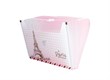 Папка-портфель Консул А4 с ручкой, Париж, розовый К0150