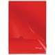 Папка-уголок жесткая, непрозрачная BRAUBERG, красная, 0,15 мм, 224879 224879