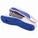 Степлер №24/6, 26/6 BRAUBERG "JET PRO", до 25 листов, эргономичный, бело-синий, 228584 228584